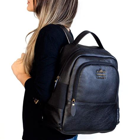 mochila escolar feminina de couro